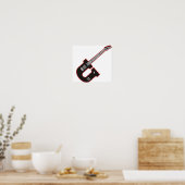 Poster Guitare U (Cuisine)