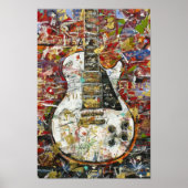 Poster guitare vintage - (Devant)