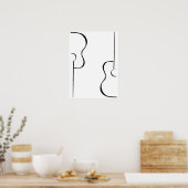 Poster Guitares (Cuisine)