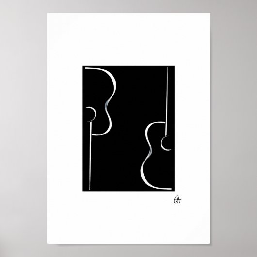 Poster Guitares (Devant)