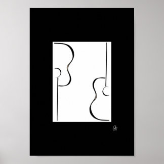 Poster Guitares