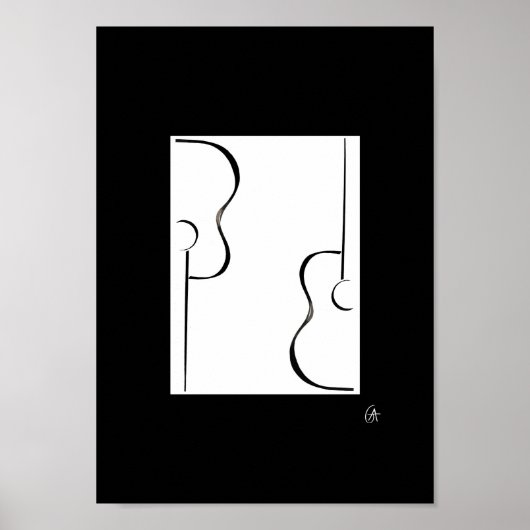 Poster Guitares (Devant)