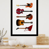 Poster Guitares (Cuisine)
