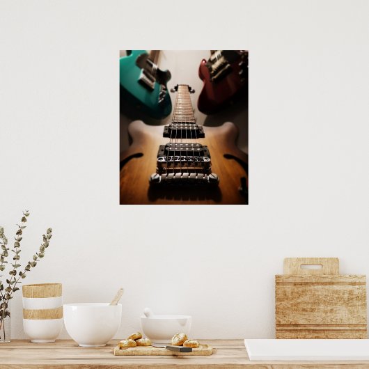 Poster Guitares électriques (Cuisine)
