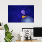 Poster Guitariste (Bureau à domicile)
