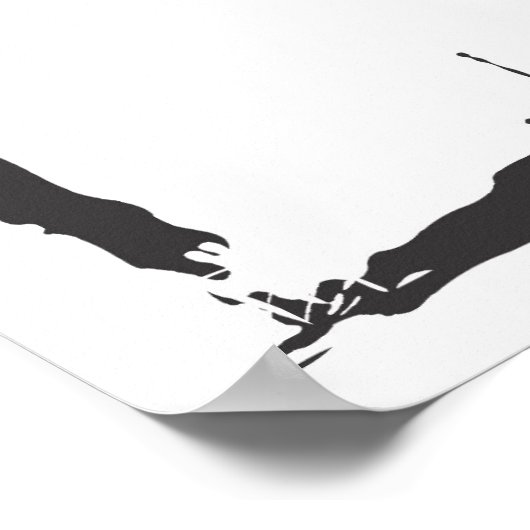 Poster guitariste (Coin)