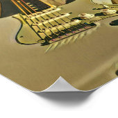 Poster Guitariste Birthday (Coin)