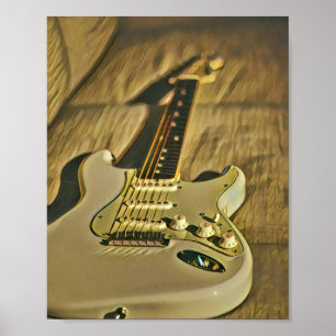 Poster Guitariste Birthday
