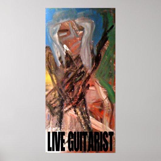 POSTER GUITARISTE EN DIRECT (Devant)