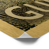 Poster Gulf Shores Beach Vintage voyage (Coin)