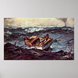 Poster Gulf Stream par Winslow Homer