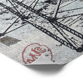 Poster Gulf Stream Trestle sur le chemin de fer Somerset (Coin)