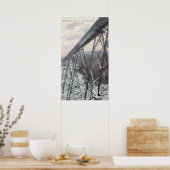 Poster Gulf Stream Trestle sur le chemin de fer Somerset (Cuisine)