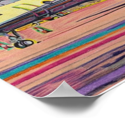 Poster Gulfstream 550 Imprimer (Coin)