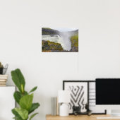 Poster Gullfoss, Cascade d'Or, Islande (Bureau à domicile)