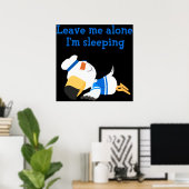 Poster Gulliver Dormir Me Laisse Seul Traverser Un Animal (Bureau à domicile)