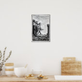 Poster Gulliver parmi les Lilliputiens (Cuisine)