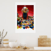 Poster Gumballs #1-Poster (Cuisine)