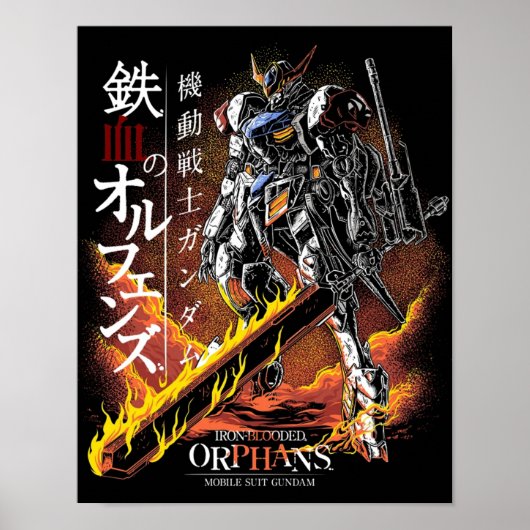 Poster Gundam Barbatos (Devant)