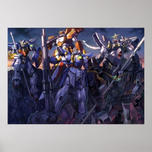 Poster Gundam W 27 (Devant)