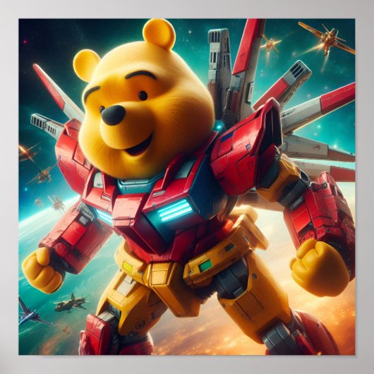 Poster Gundam Winnie l'Ooh 1 (Devant)