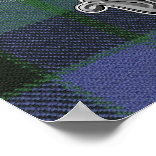 Poster Gunn Tartan & Badge (Coin)