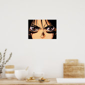 Poster Gunnm Gally Alita couleur de l'angle de bataille (Cuisine)