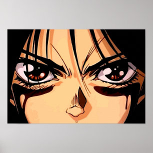 Poster Gunnm Gally Alita couleur de l'angle de bataille