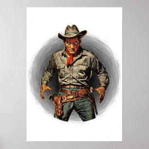 Poster Gunslinger classique