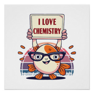 Poster Guppies et chimie d'amour