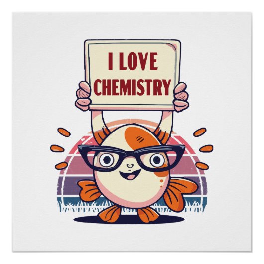 Poster Guppies et chimie d'amour (Devant)