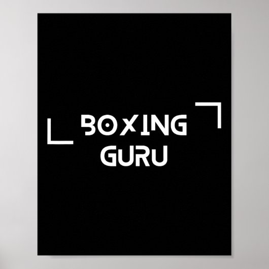 Poster Guru de boxe (Devant)
