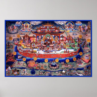 Poster Guru Rinpoche - Zangdokpalri