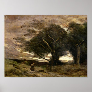 Poster Gust of Wind, 1866