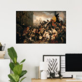 Poster Gustaf Wappers Episode de la révolution belge (Bureau à domicile)