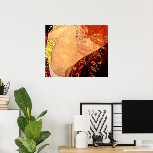 Poster Gustav Klimt (Bureau à domicile)