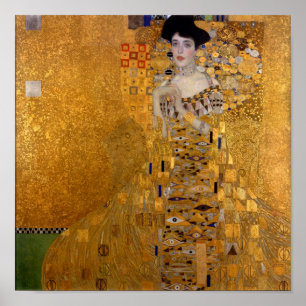 Poster Gustav Klimt, Adele Bloch-Bauer (1907)