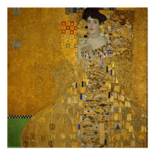 Poster Gustav Klimt - Adele Bloch-Bauer I
