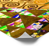 Poster Gustav Klimt Arbre de vie (Coin)