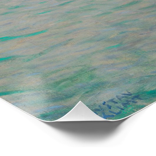 Poster Gustav Klimt Attersee (Coin)