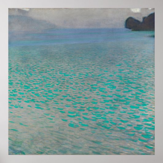 Poster Gustav Klimt Attersee (Devant)