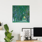 Poster Gustav Klimt - Avenue du Château de Kammer (Bureau à domicile)