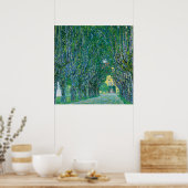 Poster Gustav Klimt - Avenue du Château de Kammer (Cuisine)
