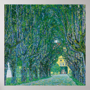 Poster Gustav Klimt - Avenue du Château de Kammer