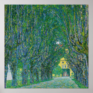Poster Gustav Klimt - Avenue in the Park Schloss Kammer