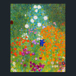 Poster Gustav Klimt Bauerngarten Flower Garden Art<br><div class="desc">Gustav Klimt Bauerngarten Flower Garden Poster d'art</div>