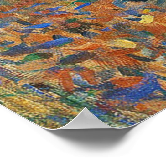 Poster Gustav Klimt Beech (Coin)