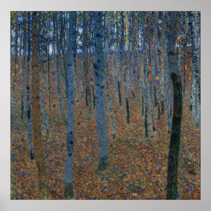 Poster Gustav Klimt ~ Beech Grove