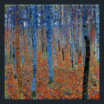 Poster Gustav Klimt, Beech Grove I,<br><div class="desc">Beech Grove I,  célèbre peinture de l'artiste symboliste autrichien Gustav Klimt</div>