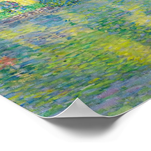 Poster Gustav Klimt - Château Kammer am Attersee III (Coin)